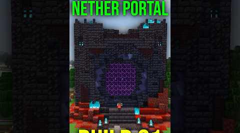 I Built An IRIS DOOR For My Nether Portal Using Create #Createmod #Minecraft #Uberswe #Irisdoor