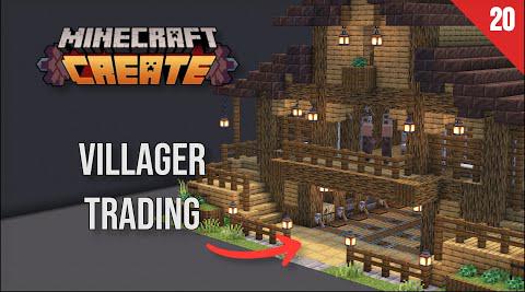 How To Train Your Villagers Using The Create Mod - Day 20