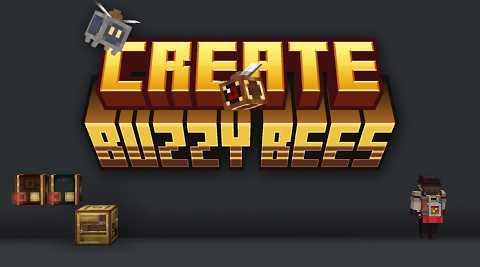 Bees That Build For You?! - Create: Buzzy Bees Mod Showcase
