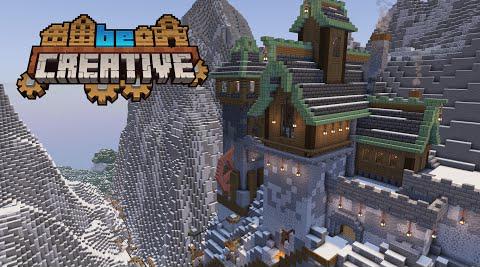 I Built An Epic Create Mod Mountain Castle Base! (BeCreative SMP #4)