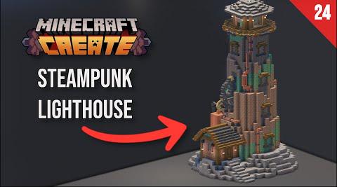 How To Build A Steam Punk Lighthouse With Create - Day 24