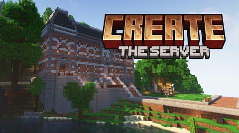 Building The NW Train Station - Create The Server - Create Mod 0.5.1 - Minecraft 1.19.2