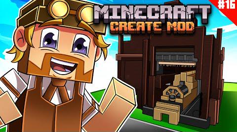 How To Build A Create Mod Train Factory - Day 16