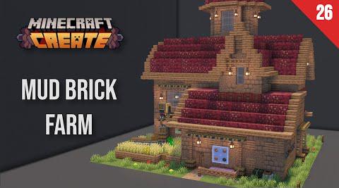 I Built An INFINITE Mud Brick Farm! - Create Mod Tutorial - Day 26